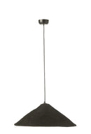 Hanging Lamp Hat Moonj Grass Black Small - Majorr