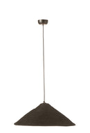 Hanging Lamp Hat Moonj Grass Black Small - Majorr