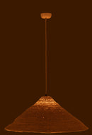 Hanging Lamp  Hat Moonj Grass Light Natural Large - Majorr
