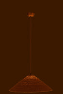 Hanging Lamp Hat Moonj Grass Natural Small - Majorr