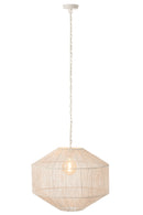 Hanging Lamp Metal Matte White - Majorr