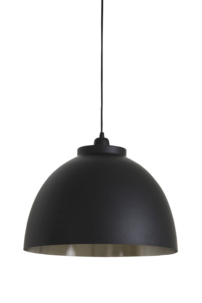 Hanging lamp 45x32 cm KYLIE black-nickel - Majorr