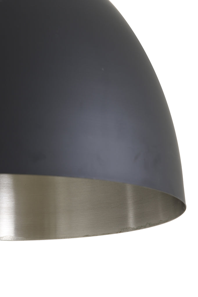 Hanging lamp 45x32 cm KYLIE black-nickel - Majorr