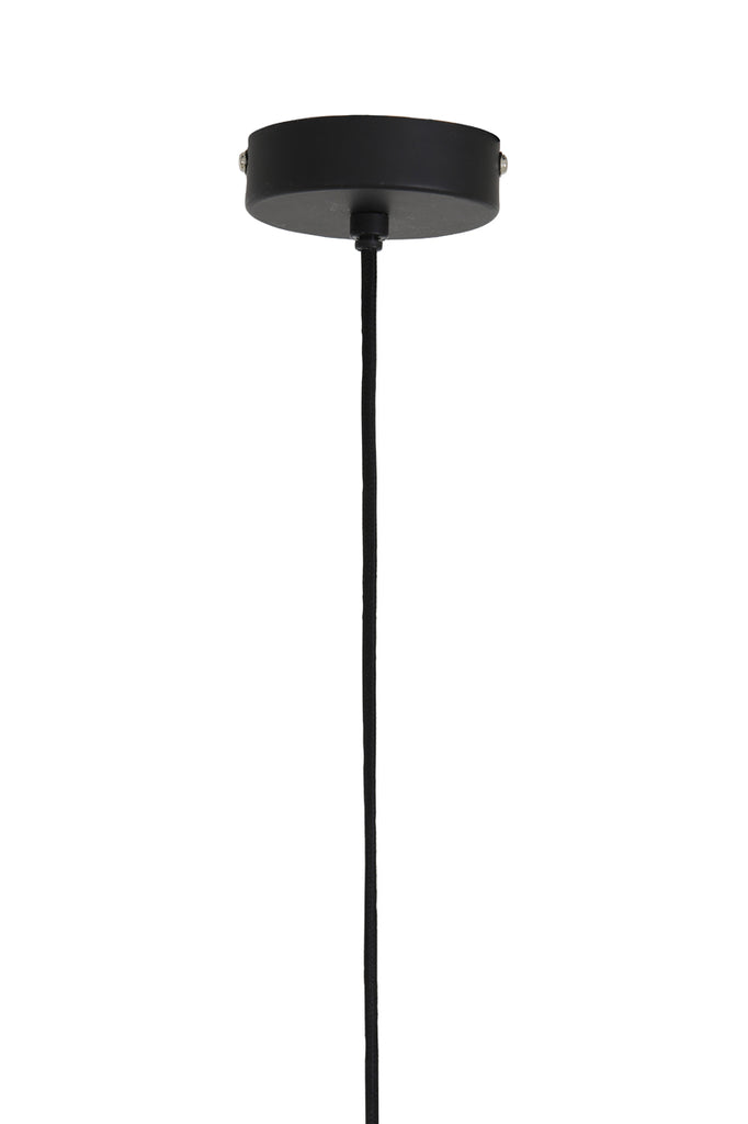 Hanging lamp 45x32 cm KYLIE black-nickel - Majorr