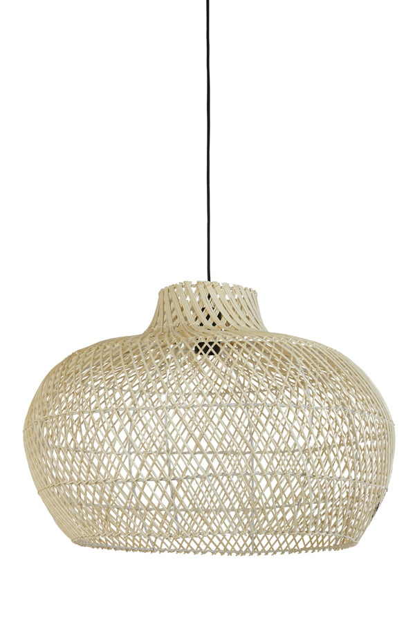 Hanging lamp Ã˜60x43 cm CHARITA rattan natural