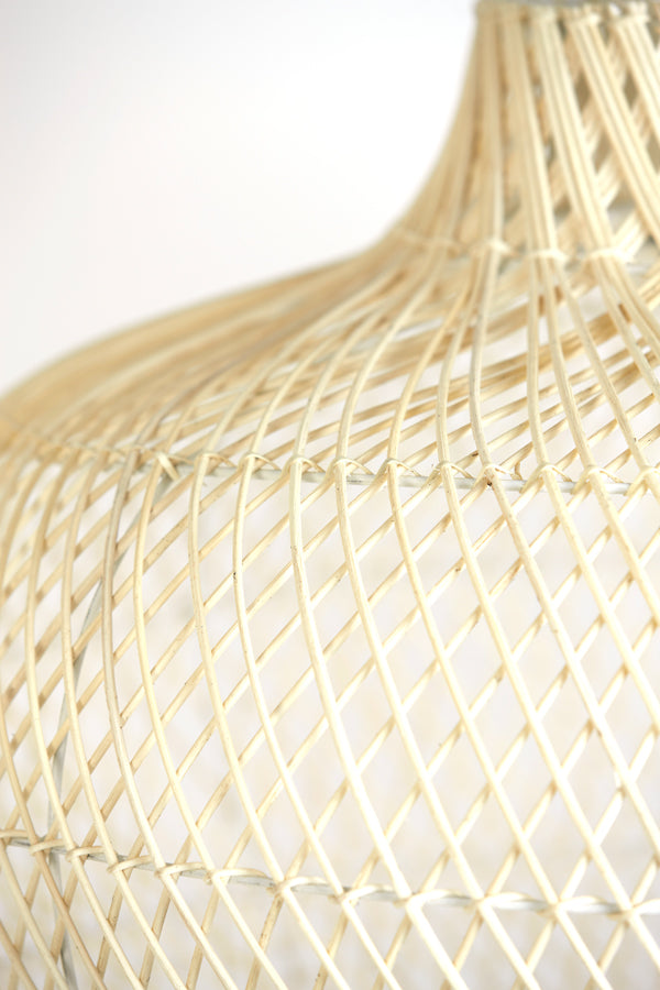 Hanging lamp Ã˜60x43 cm CHARITA rattan natural