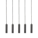 LABEL51 Hanglamp Ferroli - Zwart - Metaal - 5-lichts - Majorr