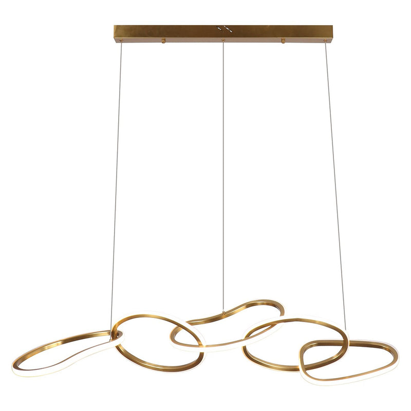 Hanglamp Flyn (Brushed Gold) - Majorr