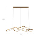 Hanglamp Flyn (Brushed Gold) - Majorr