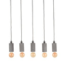 LABEL51 Hanglamp Fresco - Concrete - Beton - 5-Lichts - Majorr