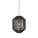 LABEL51 Hanglamp Ibiza - Zwart - Jute - 1-Lichts Cilinder - Majorr