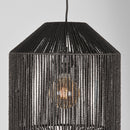 LABEL51 Hanglamp Ibiza - Zwart - Jute - 1-Lichts Cilinder - Majorr