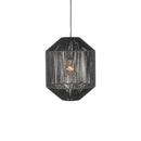 LABEL51 Hanglamp Ibiza - Zwart - Jute - 1-Lichts Cilinder - Majorr