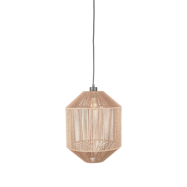 LABEL51 Hanglamp Ibiza - Naturel - Jute - 1-Lichts Cilinder - Majorr