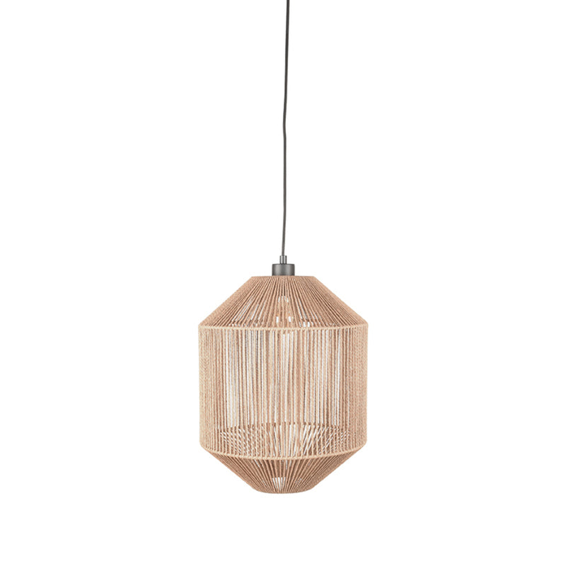 LABEL51 Hanglamp Ibiza - Naturel - Jute - 1-Lichts Cilinder - Majorr