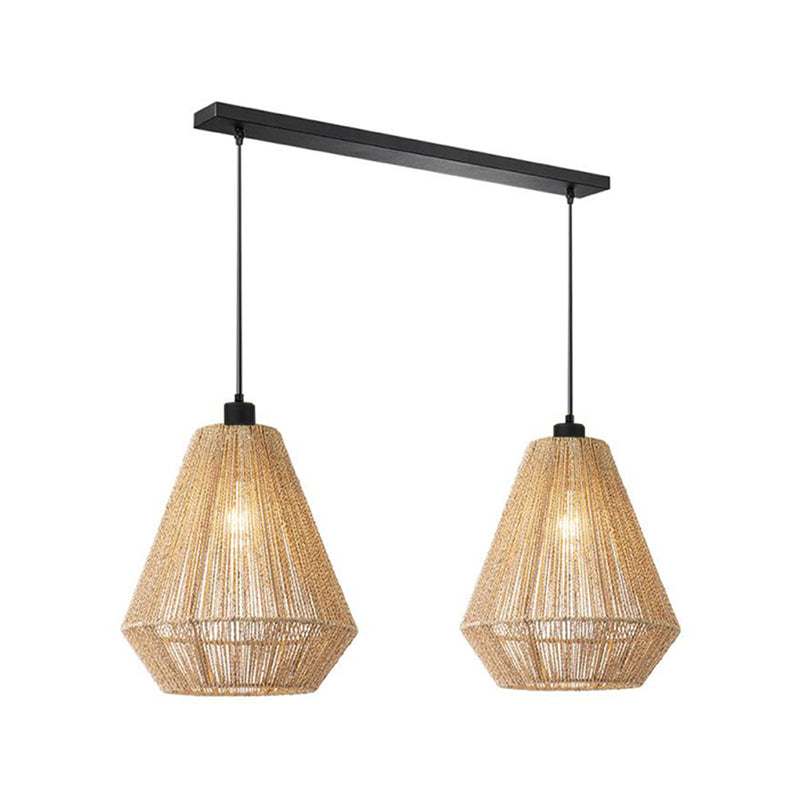 LABEL51 Hanglamp Ibiza - Naturel - Jute - 2-Lichts - Majorr