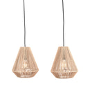 LABEL51 Hanglamp Ibiza - Naturel - Jute - 2-Lichts - Majorr