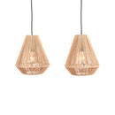 LABEL51 Hanglamp Ibiza - Naturel - Jute - 2-Lichts - Majorr