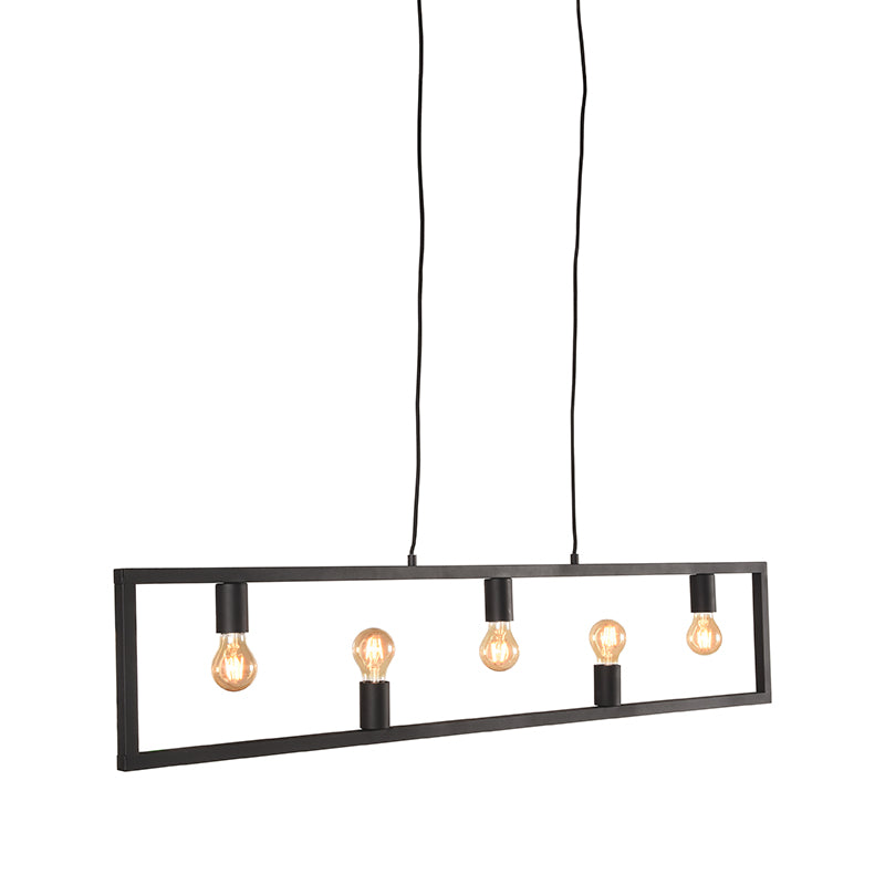 LABEL51 Hanglamp Quadrato - Zwart - Metaal - Majorr