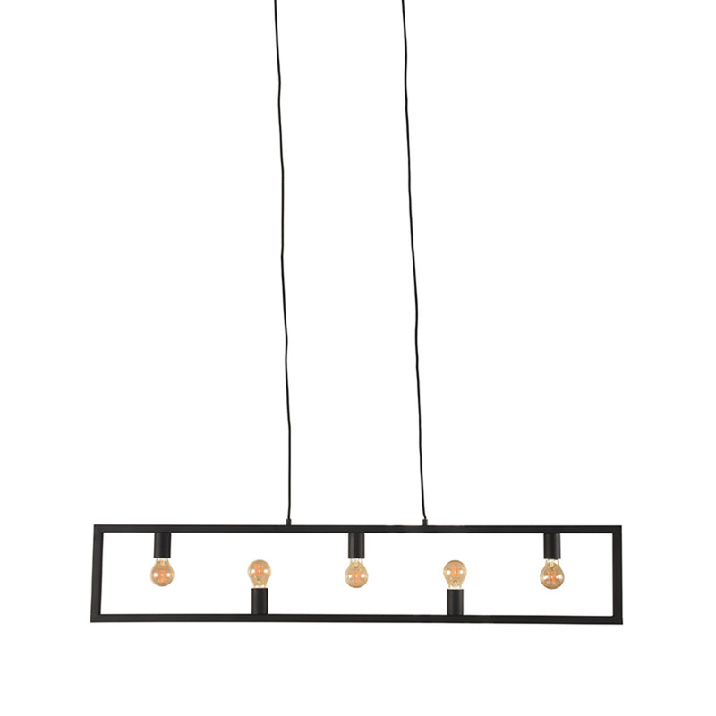 LABEL51 Hanglamp Quadrato - Zwart - Metaal - Majorr