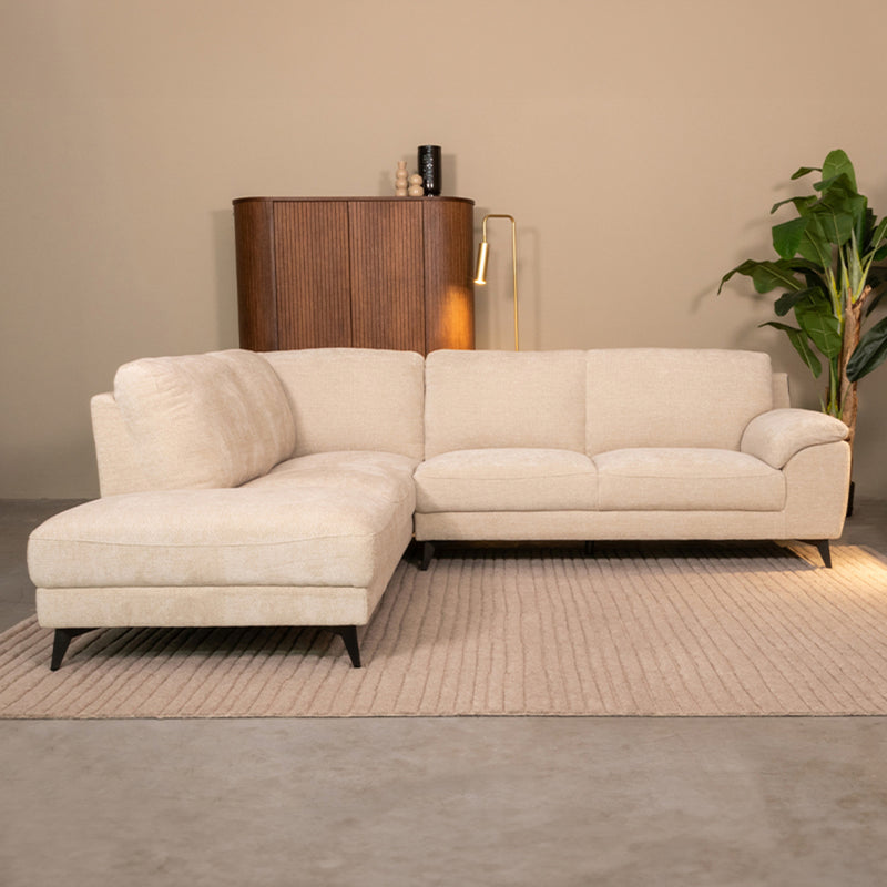 Hoekbank Santino Links 257x94-215x85 cm - Majorr