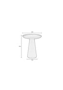 Side Table Ringar Large Ivory - Majorr