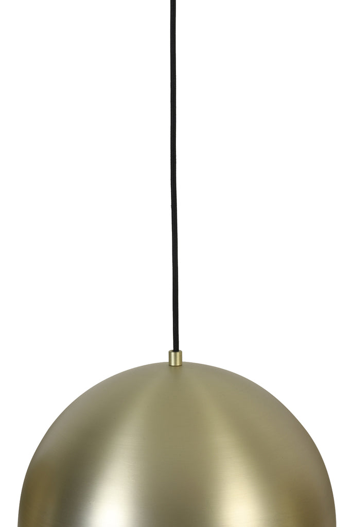 Hanging lamp 3L 120x33x25 cm JAICEY matt gold - Majorr