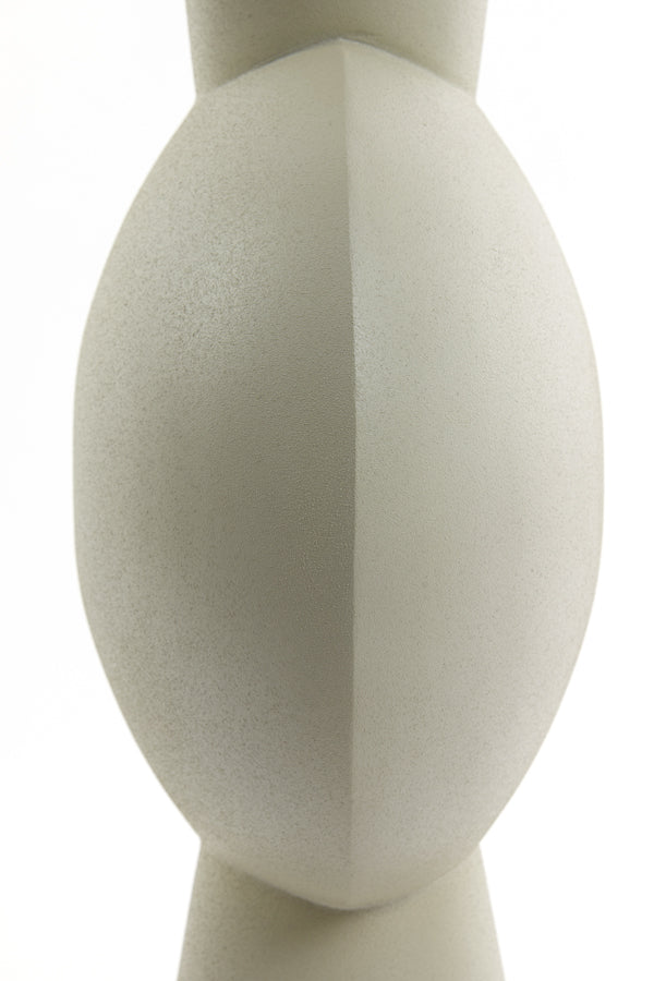 Vase deco 47x26x100 cm KAVANDU light grey - Majorr