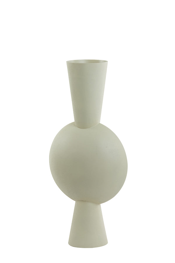 Vase deco 37,5x22x81 cm KAVANDU light grey - Majorr