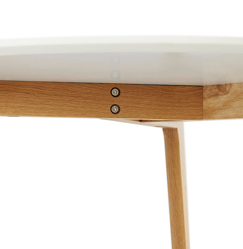 Lage ronde salontafel 'KOFY' Scandinavische stijl - Majorr