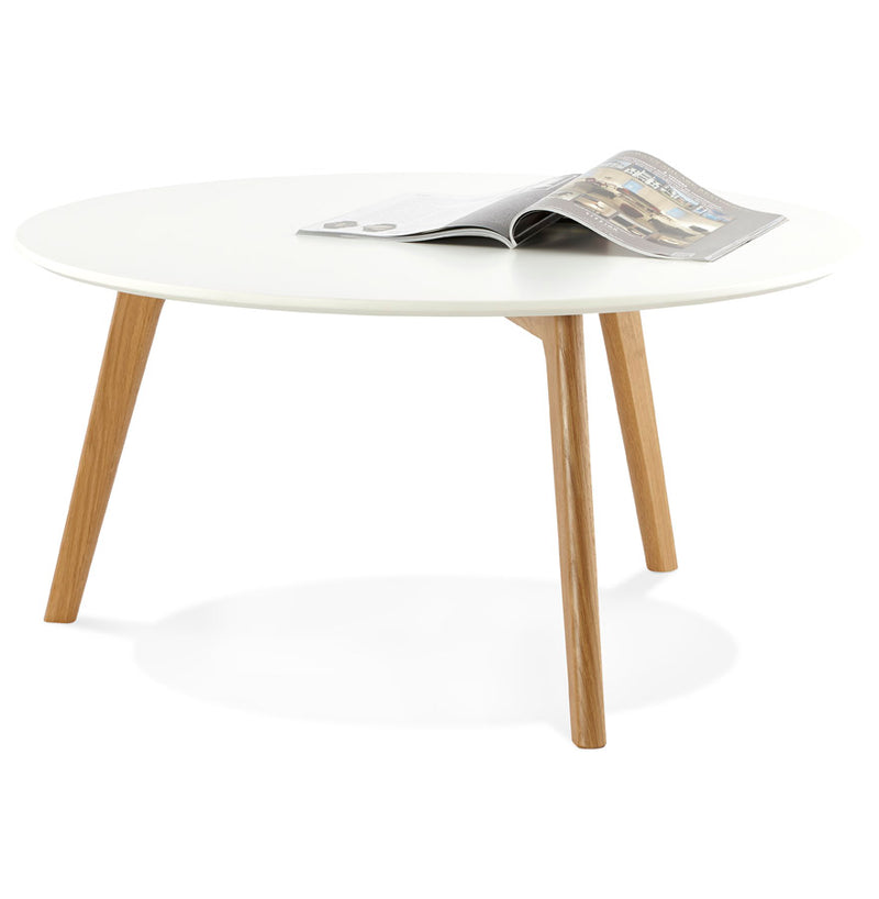 Lage ronde salontafel 'KOFY' Scandinavische stijl - Majorr