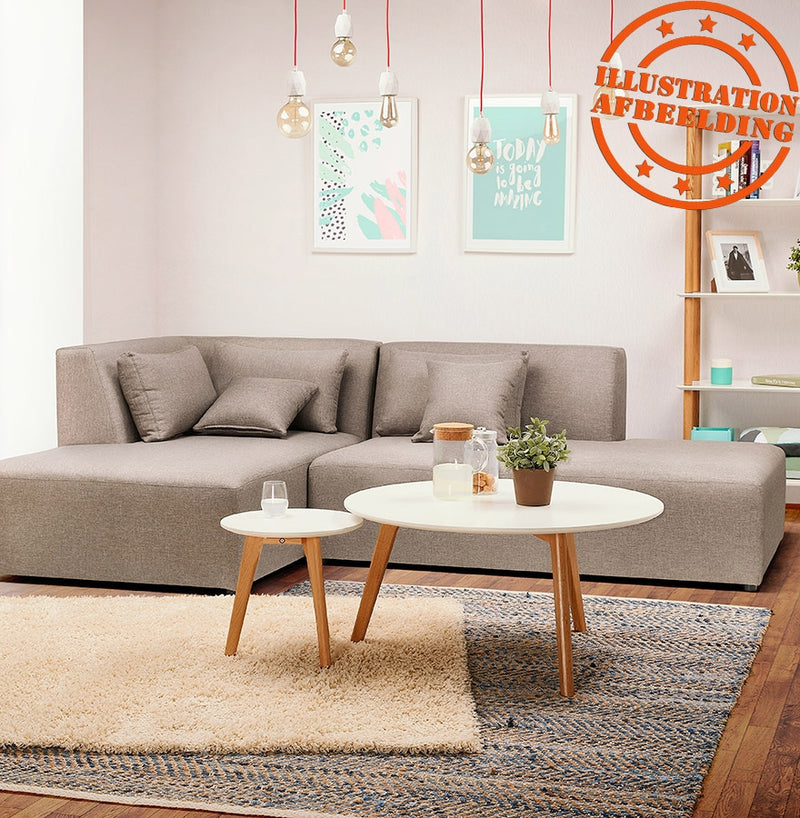 Lage ronde salontafel 'KOFY' Scandinavische stijl - Majorr