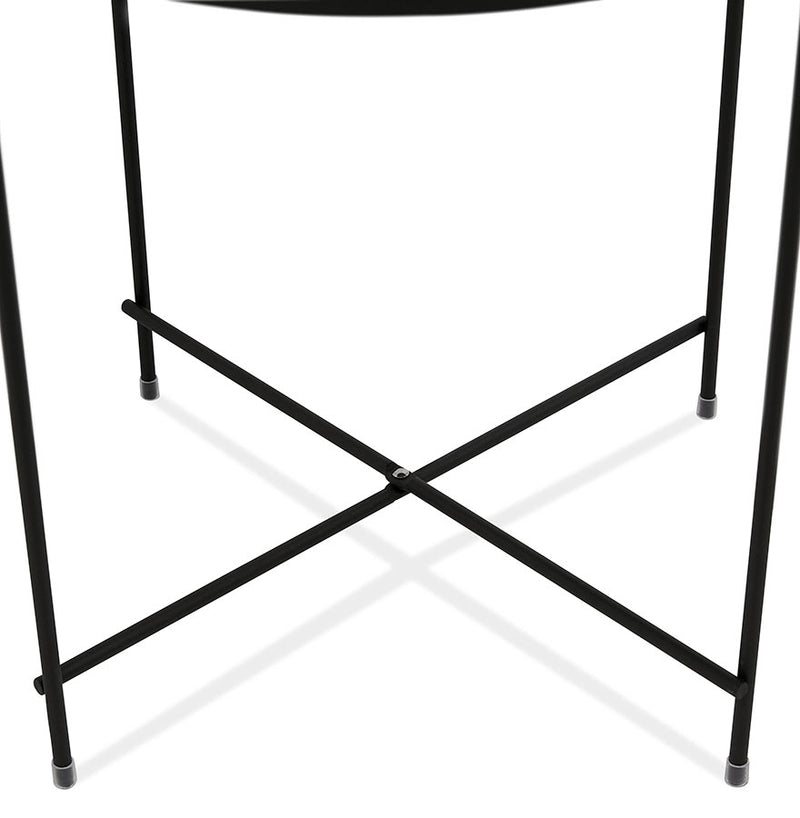 Zwarte opklapbare bijzettafel 'KOLOS' - Majorr