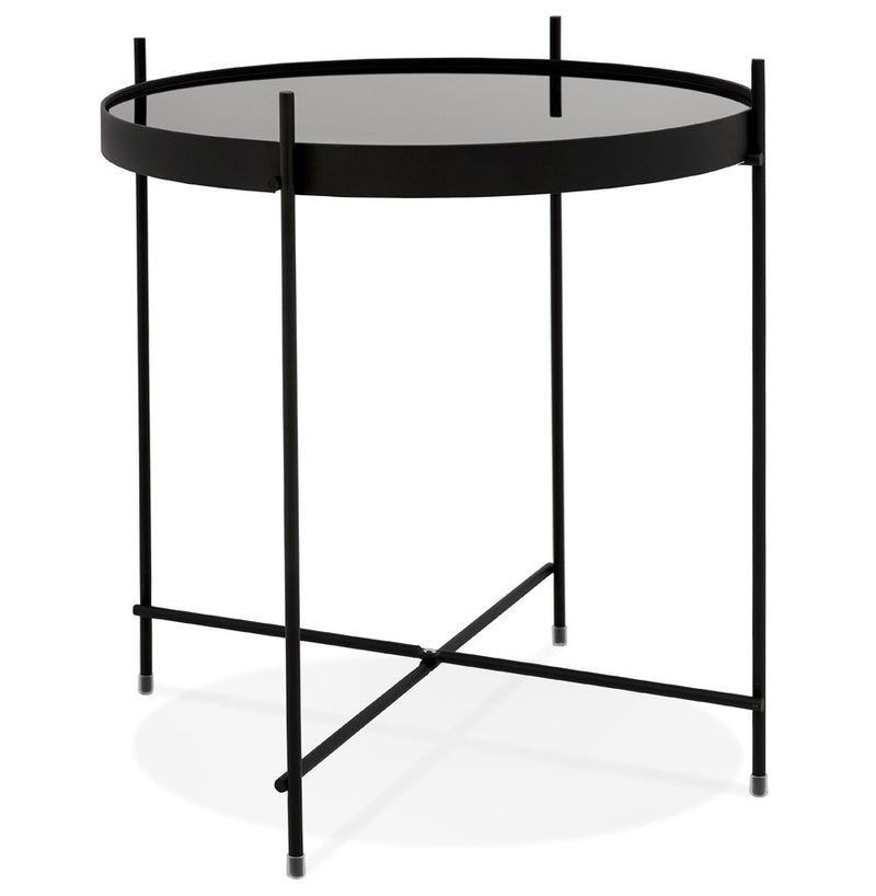 Zwarte opklapbare bijzettafel 'KOLOS' - Majorr