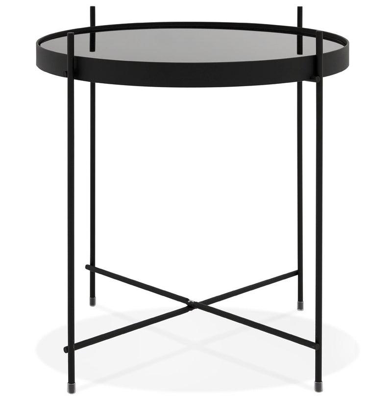 Zwarte opklapbare bijzettafel 'KOLOS' - Majorr