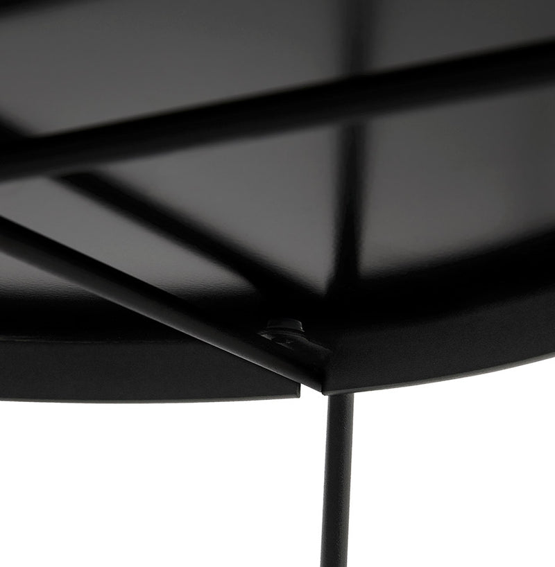 Lage tafel 'KOLOS MEDIUM' zwart - Majorr