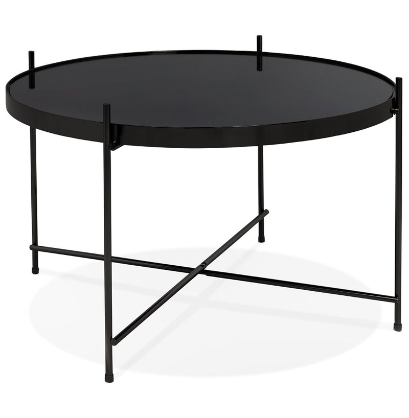 Lage tafel 'KOLOS MEDIUM' zwart - Majorr