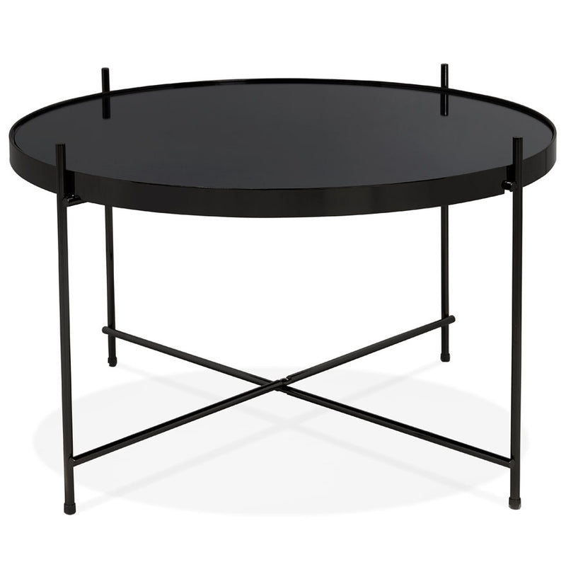 Lage tafel 'KOLOS MEDIUM' zwart - Majorr