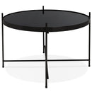 Lage tafel 'KOLOS MEDIUM' zwart - Majorr