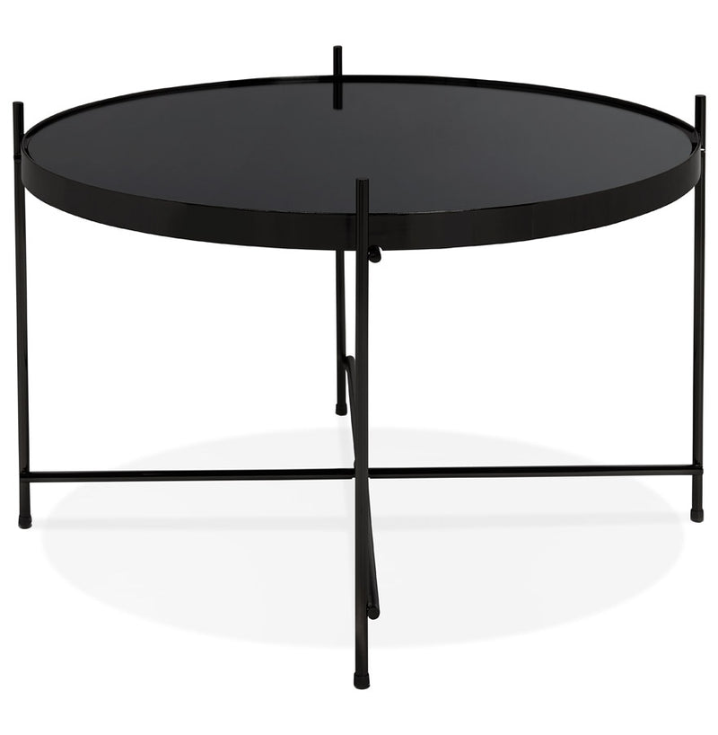 Lage tafel 'KOLOS MEDIUM' zwart - Majorr