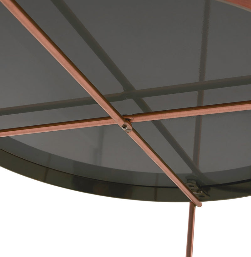 Lage tafel 'KOLOS MEDIUM' koperkleurig - Majorr