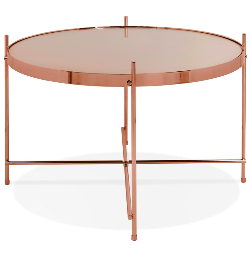 Lage tafel 'KOLOS MEDIUM' koperkleurig - Majorr