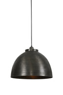 Hanging lamp 45x32 cm KYLIE dark raw nickel - Majorr