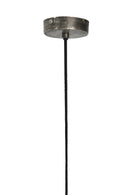 Hanging lamp 45x32 cm KYLIE dark raw nickel - Majorr