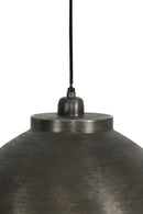 Hanging lamp 45x32 cm KYLIE dark raw nickel - Majorr