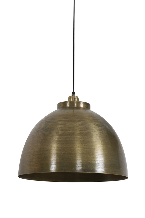Hanging lamp 45x32 cm KYLIE raw old bronze - Majorr