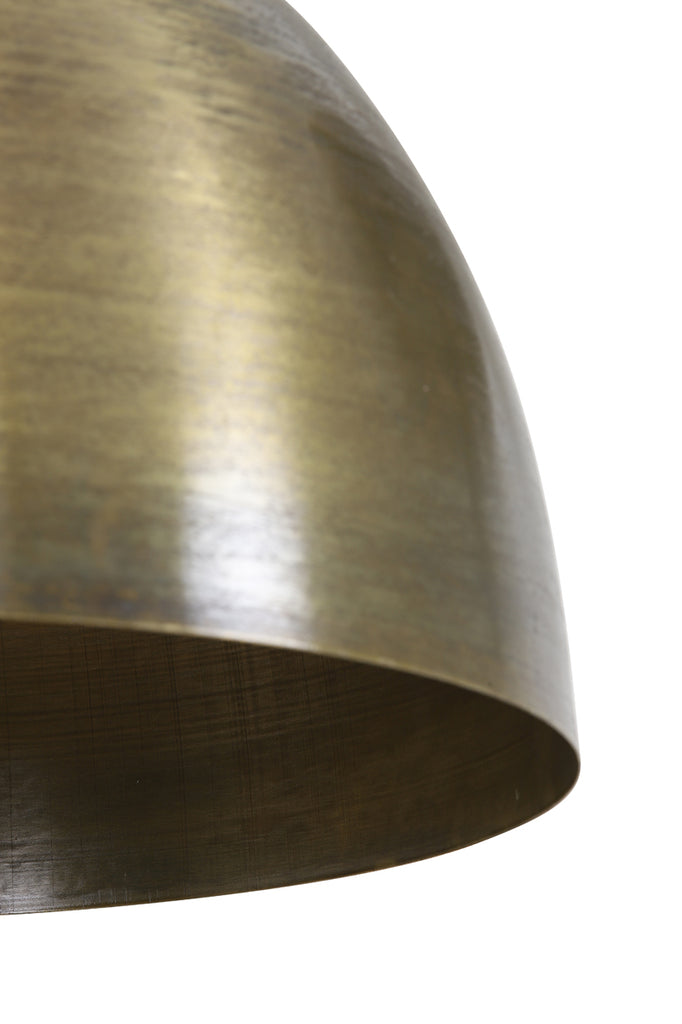 Hanging lamp 45x32 cm KYLIE raw old bronze - Majorr