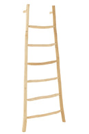 Ladder 6 Steps Teak Wood Natural - Majorr