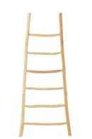 Ladder 6 Steps Teak Wood Natural - Majorr