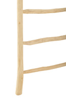 Ladder 6 Steps Teak Wood Natural - Majorr